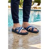 Gezer GT5YME.12474.00 Erkek Yazlık Terlik | Ergonomik Tabanlı, Hafif ve Kaymaz Günlük Erkek Terliği (Mavi, EU Ayakkabı Beden Sistemi, Yetişkin, Sayısal, Orta, 43)