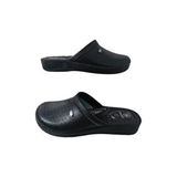 Gezer GZR222-010 Unisex Ortopedik Sabo Terlik Siyah Poliüretan Hastane Doktor Aşçı Iş Terliği