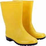 Gezer Kısa Çizme Sarı Renk PVC Tabanlı Unisex Güvenlik Standartlarına Uygun Rahat Kullanım