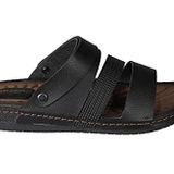 Gezer Siyah Ortopedik Comfort Tabanlı Erkek Terlik