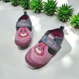 Gezer Tam Ortopedik Kışlık Happy Birds Yumuşak Kaymaz Taban Ev,kreş,anaokulu Panduf - Pembe - Gri