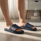 Gezer Yazlık Erkek Banyo Bahçe, Plaj Kaydırmaz Islak Zemine Uygun Terlik - Lacivert