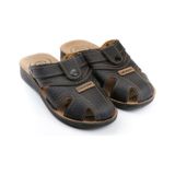 Gezer Yazlık Erkek Çıtçıtlı Ayarlanabilir Terlik-Sandalet (554653081) Siyah