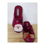 GEZER YENİ SEZON RAHAT TABAN KIŞLIK NOEL BABA FİGÜRLÜ KADIN EV TERLİĞİ