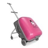 Gezgin Çocuk - Oturaklı Seyahat Valizi - Pembe