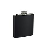 Gezginimport Paslanmaz Çelik Matara Siyah 6 Oz ( 177 Ml ) Içki Viski Konyak Alkol Şişesi