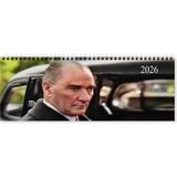 Gezginler Kırtasiye 2026 Atatürk Masa Takvimi 33*13