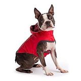 GF Pet Kırmızı Tersinir Elasto-Fit Köpek Yağmurluk, XX-Small