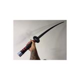 GF3D 3D Baskı Dekoratif Katana Kılıç – Cosplay ve Koleksiyon Aksesuarı (Siyah-Kırmızı)