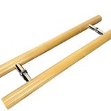 GFAZXDS Ahır kiten Ofis Girişi için Cam/Ahşap Kapı İtme çubukları, Ahşap Kapı Donanımı (A 100Cm/39.4In)