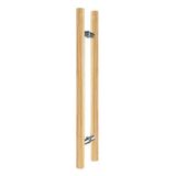 GFAZXDS Ahşap Ahır Kapı Çekme Kolu Seti, Çift Taraflı H Sürgülü Kapı Kolları, Cam/Ahşap Kapı için Uygun (Ahşap Renk 30 cm/11,8 inç)
