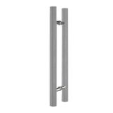 GFAZXDS Ahşap Ahır Kapı Çekme Kolu Seti, Çift Taraflı H Sürgülü Kapı Kolları, Cam/Ahşap Kapı için Uygun (Gri 40 cm/15,7 inç)
