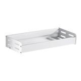 GFAZXDS Banyo Rafı Delmeden Duş Rafları Yapışkanlı Duş Sepeti Alüminyum Pas Duvara Montaj Mutfak Tuvalet için (Beyaz a 60 cm)