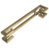 GFAZXDS Cam/Ahşap Kapı için 2-5Ft Uzun İtme Çekme Çubuğu, Garaj Kulübesi Otel Ofis Kapı Kolu, Paslanmaz Çelik Donanım Seti, Arka arkaya (80 cm/31,5 inç)
