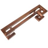GFAZXDS Cam/Ahşap Kapı için 2-5Ft Uzun İtme Çekme Çubuğu, Garaj Kulübesi Otel Ofis Kapı Kolu, Paslanmaz Çelik Donanım Seti, Arka arkaya (B 120 cm/47,2 inç)
