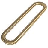GFAZXDS Ekstra Uzun Sürgülü Cam Kapı Kolu - Paslanmaz Çelik Kapı Çekme Kolları, Duş Ofisi için, Gömme Uzun Taban (D 60 cm/23,6 inç)