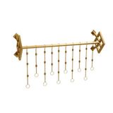 GFAZXDS Erkek ve Kadın Konfeksiyon Kombinasyonu Teşhir Standı Duvara Monte Metal Raf, Asılı Raf Giyim Mağazası Askısı Banyo Havlu Rafı/B/80Cm Çok naziksiniz (B-100Cm)