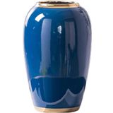 GFAZXDS Ev Dekoru Seramik Çiçek Vazoları Vazo Vazo Süslemesi Kurutulmuş Çiçekler için, Yapay Çiçekler, Oturma Odası Mantel Dekoru için, 15 * 24 cm