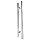 GFAZXDS Kalınlaştırılmış Paslanmaz Çelik Kapı Kolu Tarzı Ahşap Kapı/Sürgülü Kapı Kolu Ev/Mağaza/Garaj/Ofis için (30 * 50 cm)