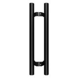 GFAZXDS Kapı Kolu Ağır Paslanmaz Çelik Ahşap Kapı Kolu, Yuvarlak Boru Sürgülü Kapı Kolu/ahır Kapı Kolu (Uzunluk 600mm/23.6 inç)