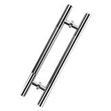 GFAZXDS Kapı Kolu Ağır Paslanmaz Çelik Cam Kapı/Sürgülü Kapı Tutacağı Ev/Mağaza/Garaj/Ofis için (300 x 180 mm)
