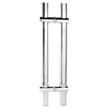 GFAZXDS Kapı Kolu Ayarlanabilir Çukur Paslanmaz Çelik Cam Kapı/Ahşap Kapı/Sürgülü Kapı Kolu Ev/Mağaza/Garaj/Ofis için (50 x 30 cm)