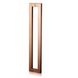 GFAZXDS Kapı Kolu Kapı Çekme Sürgülü Ahır Kapı Kolu İç/Dış s, Ofis/Banka Kapıları için Konb, Arkaya Monte Edilmiş (Gül D 60 cm/24 inç)