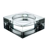 GFAZXDS Küllük Kare Cam Küllük Şeffaf Kristal Cam Küllük Dekorasyon İç ve Dış Mekan Yaratıcı Küçük Küllük Küllük (13 cm)