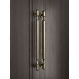 GFAZXDS Modern Kapı Kolu Donanımı, Ağır Hizmet Tipi Ticari Paslanmaz Çelik Push Pull Kapı Kolu/Ahır Kapısı Çekme Kolları/Cam Çeker (Bronz 100 Cm/39,4 inç)