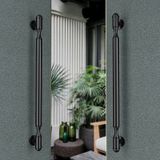 GFAZXDS Modern Kapı Kolu Donanımı, Ağır Hizmet Tipi Ticari Paslanmaz Çelik Push Pull Kapı Kolu/Ahır Kapısı Çekme Kolları/Cam Çekme (Siyah 150 cm/59,1 inç)