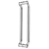 GFAZXDS Paslanmaz Çelik İtme Çekme Kapı Kolu, Ticari Çift Taraflı Bar Ahır Kapı Kolları Duş Camı Çeker, Ofis Mağazası Girişi, Garajlar Kapılar (Sier 60 cm/24 inç)