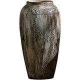GFAZXDS Rustik Seramik Vazo, Tomurcuk Vazosu Çiçek Vazosu 3'lü Set, Yapay Çiçek Vazosu, Kurutulmuş Çiçekler, Vintage Masa Süsleri, 17 * 35 cm