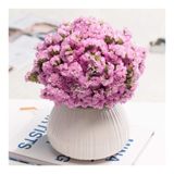 GFAZXDS Saksıda Yapay Çiçek Vazolu Yapay Gypsophila Çiçeği Kurutulmuş Çiçekler Masa Ev Ofis Düğün için Dekorasyon, D
