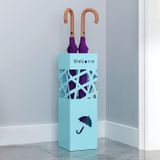 GFAZXDS Şemsiye Standı, Küçük Metal Şemsiye Stand Rafı, Kare Serbest Daimi Şemsiye Tutucu, Kaliteli Şemsiye Standı Giriş Koridor Dekoru, Giriş Yolu için Kapalı Şemsiye Standı, Kapalı, Bej