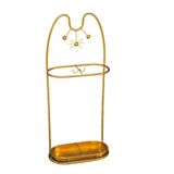 GFAZXDS Şemsiye Standları, Şemsiye Tutacağı Metal Kedi Ferforje Şemsiye Standı Kahve Ev Uzun ve Kısa Şemsiye Depolama Rafı Giriş Yolu Şemsiye Rafı/D/30 *, D-30 * 15 * 70 cm