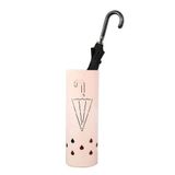 GFAZXDS Şemsiye Standları, Şemsiye Yuvarlak Metal Şemsiye Standı Şemsiye Düzenleyici Yağmur Koleksiyonu Şemsiye Kovası Ev Ofis Hostel Şemsiye Rafı/Siyah/18 * 52 Cm/Siyah, Pembe-18 * 52 cm