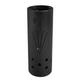 GFAZXDS Şemsiye Standları, Şemsiye Yuvarlak Metal Şemsiye Standı Şemsiye Düzenleyici Yağmur Koleksiyonu Şemsiye Kovası Ev Ofis Hostel Şemsiye Rafı/Siyah/18 * 52 Cm/Siyah, Siyah-18 * 52 cm