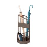 GFAZXDS Şemsiye Tutucu Metal Raflar, Yüksek Kapasiteli Şemsiye, Ev/Ofis Depolama Rafı, Kahverengi-55cm