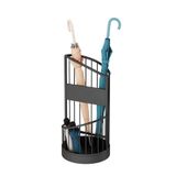GFAZXDS Şemsiye Tutucu Metal Raflar, Yüksek Kapasiteli Şemsiye, Ev/Ofis Depolama Rafı, Siyah-55cm
