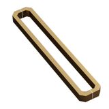 GFAZXDS Sürgülü Ahır Kapı Kolu Paslanmaz Çelik, Modern İç ve Dış Ön Kapı İtme Çekme Kapı Kolu Fırçalanmış Nikel, Villa Ofis için (D 100 cm (39"))