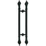 GFAZXDS Sürgülü Cam Duş kitleri için Giriş Kapı Kolları, ahır Kapı Kolu Seti, Kurulumu Kolay (Siyah 150 cm/59,1 inç)
