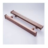 GFAZXDS Sürgülü Kapı Kolu Alüminyum Alaşımlı Salıncak Kapı Kolu, Çift Taraflı Sürgülü Kapı Kolu Ahşap Kapı/Cam Kapı için uygundur, 1 ADET (Stil 6 120 CM/47.24")