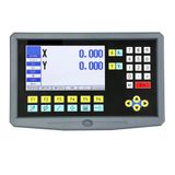 GFAZXDS Torna Frezeleme 9 Dil 2 Eksenli LCD DRO Dijital Okuma ve 2 Adet 50-1000mm Lineer Ölçekli Kodlayıcı Izgara Cetveli, HS800-2 Ölçekli-1
