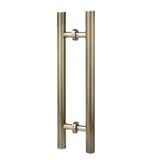 GFAZXDS Yuvarlak Boru Kapı Kolu Ahşap Kapı Kolu Oteller/Ofisler için Paslanmaz Çelik Sürgülü Kapı Kolu (Yeşil, Bronz 1200 × 800mm)