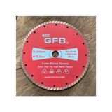 Gfb 230MM Beton Kesme Testeresi Granit Mermer Taş Kesici Elmas Disk - Kırmızı - 23CM