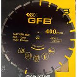 Gfb 2374 Daire Testere Bıçağı Asfalt İçin 400 X 25.4 X 10Mm
