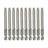 Gfb 2525 Yuvarlak Tork Bits Uç T10X50 mm – 10 Adet Set