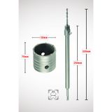 GFB 50mm Beton Duvar Delme Panç + Sds-Plus (250mm) Adaptörlü