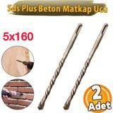 Gfb 5X160 mm Sds Plus Beton Delme Matkap Ucu (2 Adet)
