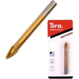 Gfb 6mm Cam Seramik Delme Ucu - Altın